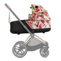 CYBEX Priam Lux Carrycot - Spring Blossom Light -Cybex 10375 5 PRIAM Lux Carry Cot Spring Blossom Light Copy