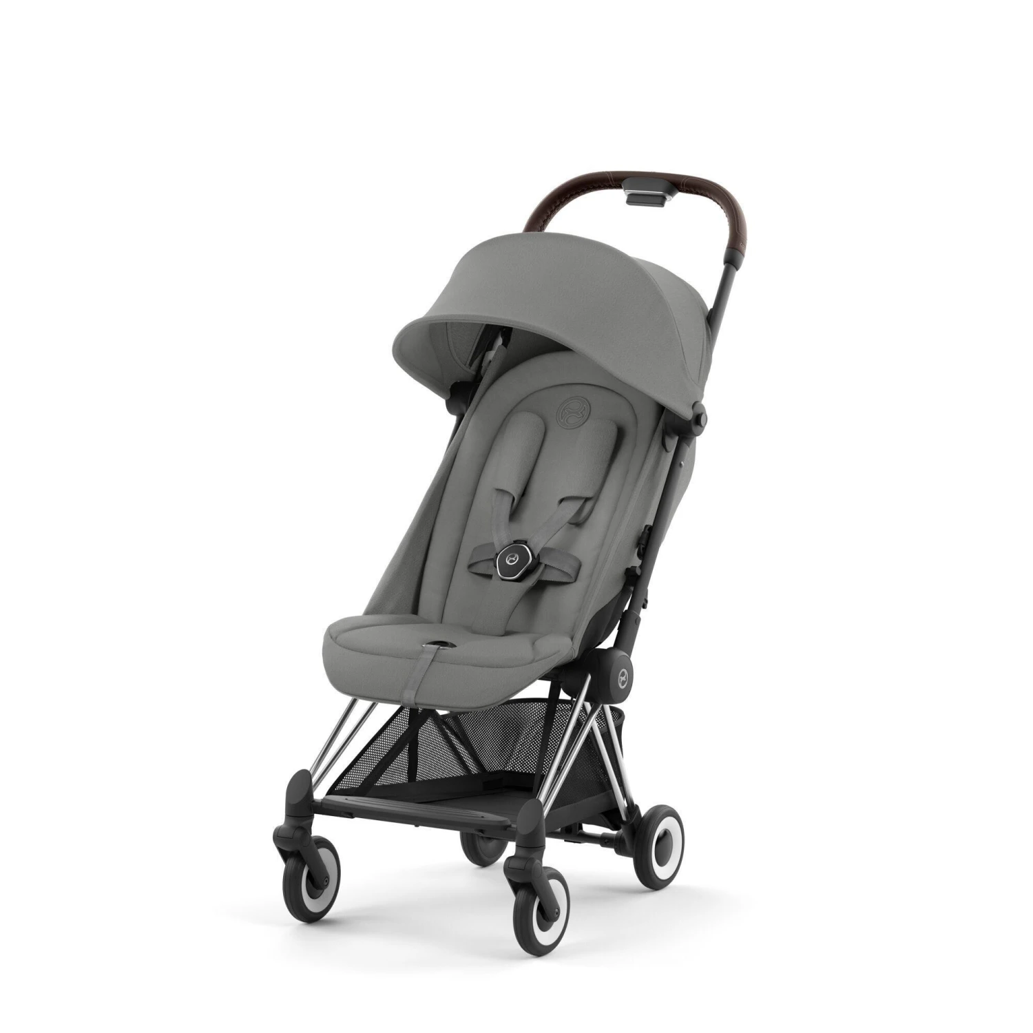 Cybex Coya Buggy Mirage Grey, Chrome Brown Frame 3 Cybex Coya Buggy Mirage Grey, Chrome Brown Frame