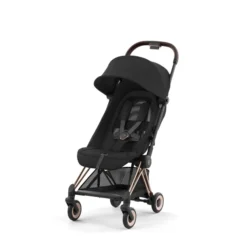 Cybex Coya Buggy Sepia Black, Rosegold Frame -Cybex buggies cybex sepia black cybex coya buggy sepia black rosegold frame 130170 76269