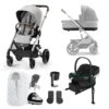 CYBEX Balios S Lux Comfort Bundle - Lava Grey -Cybex cybex 10 piece aton b balios lava grey bundle flat 2