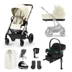 CYBEX Balios S Lux Comfort Bundle - Seashell Beige