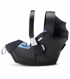 Cybex Aton 2 Lightweight Infant Car Seat With Load Leg - Deep Black -Cybex cybex aton 2 lightweight infant car seat with load leg deep black 22