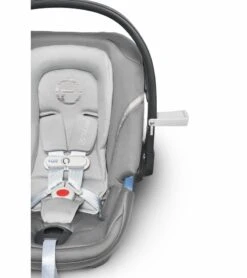 Cybex Aton 2 SensorSafe Infant Car Seat - Manhattan Grey -Cybex cybex aton 2 sensorsafe lightweight infant car seat with load leg denim blue 19 2