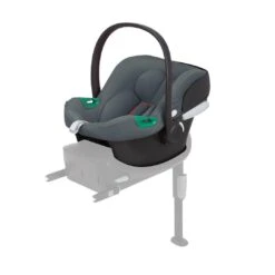 CYBEX Aton B2 I-Size Car Seat + Base One - Steel Grey -Cybex cybex aton b2 i size car seat base one steel grey