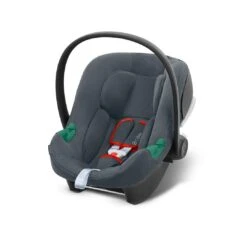 CYBEX Aton B2 I-Size Car Seat + Base One - Steel Grey -Cybex cybex aton b2 i size car seat base one steel grey 4