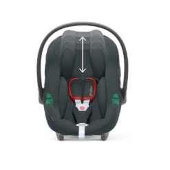 CYBEX Aton B2 I-Size Car Seat - Steel Grey -Cybex cybex aton b2 i size car seat steel grey 6