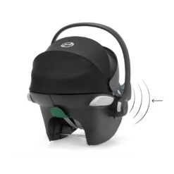 CYBEX Aton B2 I-Size Car Seat - Steel Grey -Cybex cybex aton b2 i size car seat steel grey 7