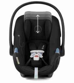 Cybex Aton G SensorSafe Infant Car Seat - Moon Black -Cybex cybex aton g sensorsafe infant car seat moon black 7