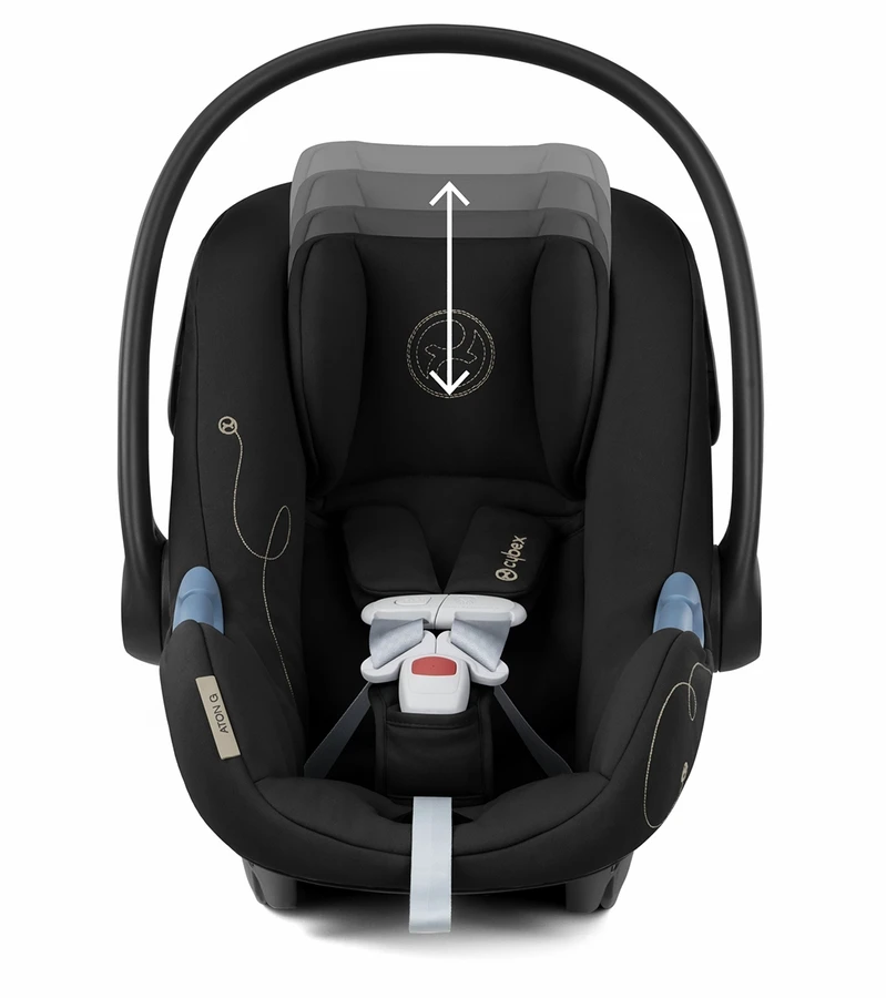 Cybex Aton G Swivel Infant Car Seat - Moon Black 6 Cybex Aton G Swivel Infant Car Seat - Moon Black - Image 4