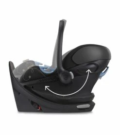 Cybex Aton G Swivel Infant Car Seat - Moon Black 13 Cybex Aton G Swivel Infant Car Seat - Moon Black -Cybex cybex aton g swivel infant car seat moon black 11