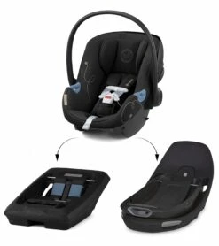 Cybex Aton G Swivel Infant Car Seat - Moon Black 15 Cybex Aton G Swivel Infant Car Seat - Moon Black -Cybex cybex aton g swivel infant car seat moon black 13