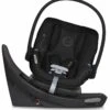 Cybex Aton G Swivel Infant Car Seat - Moon Black -Cybex cybex aton g swivel infant car seat moon black 7