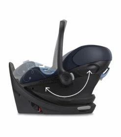 Cybex Aton G Swivel Infant Car Seat - Ocean Blue -Cybex cybex aton g swivel infant car seat ocean blue 11