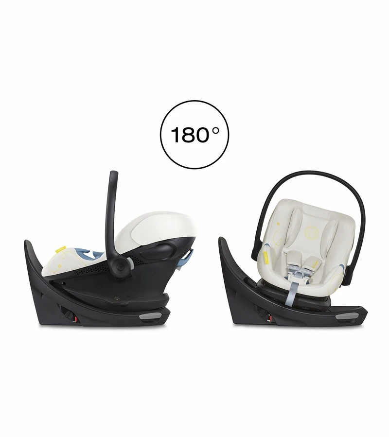 Cybex Aton G Swivel Infant Car Seat - Seashell Beige 4 Cybex Aton G Swivel Infant Car Seat - Seashell Beige - Image 2