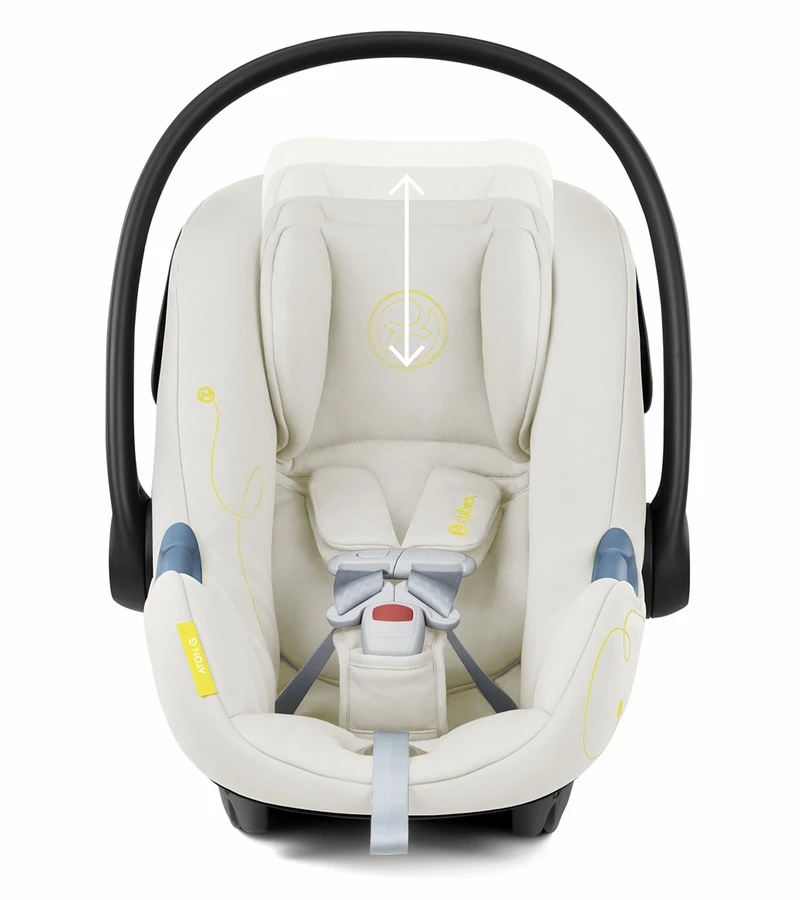 Cybex Aton G Swivel Infant Car Seat - Seashell Beige 6 Cybex Aton G Swivel Infant Car Seat - Seashell Beige - Image 4