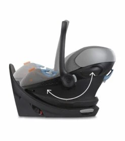 Cybex Aton G Swivel SensorSafe Infant Car Seat - Lava Grey 12 Cybex Aton G Swivel SensorSafe Infant Car Seat - Lava Grey -Cybex cybex aton g swivel sensorsafe infant car seat lava grey 10