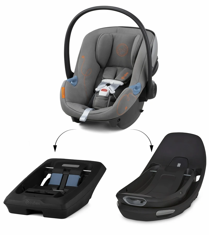 Cybex Aton G Swivel SensorSafe Infant Car Seat - Lava Grey 9 Cybex Aton G Swivel SensorSafe Infant Car Seat - Lava Grey - Image 7