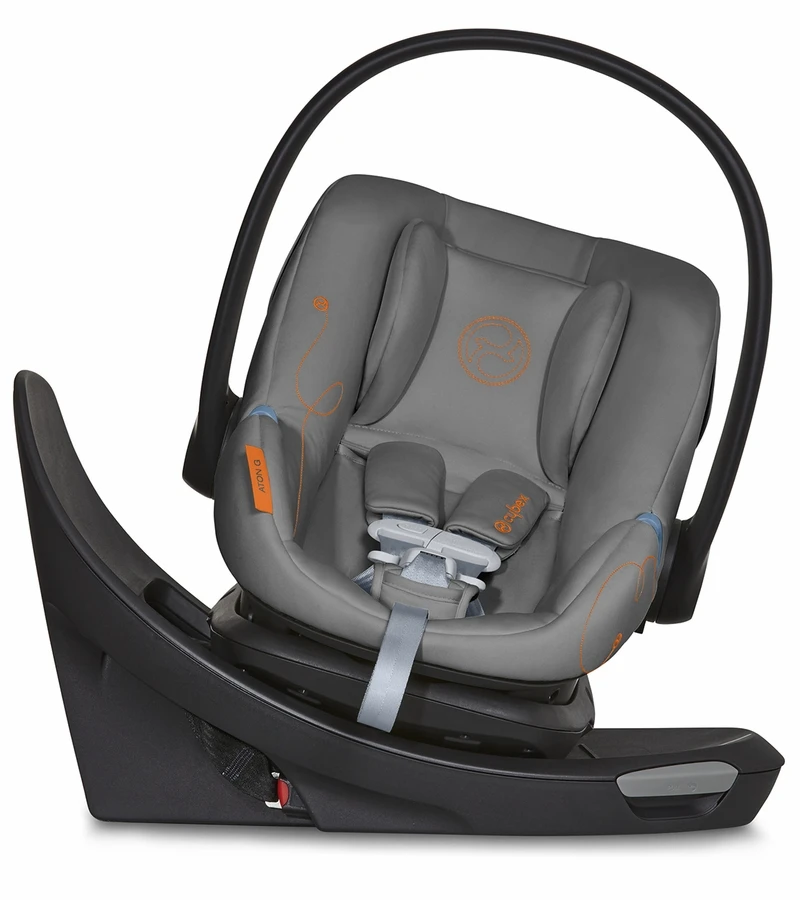 Cybex Aton G Swivel SensorSafe Infant Car Seat - Lava Grey 3 Cybex Aton G Swivel SensorSafe Infant Car Seat - Lava Grey