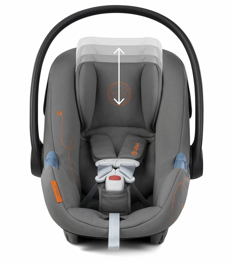 Cybex Aton G Swivel SensorSafe Infant Car Seat - Lava Grey 5 Cybex Aton G Swivel SensorSafe Infant Car Seat - Lava Grey - Image 3