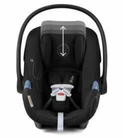Cybex Aton G Swivel SensorSafe Infant Car Seat - Moon Black -Cybex cybex aton g swivel sensorsafe infant car seat moon black 8