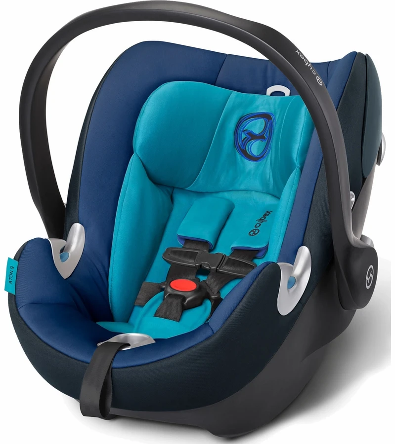 Cybex Aton Q Infant Car Seat - True Blue 4 Cybex Aton Q Infant Car Seat - True Blue - Image 2