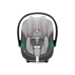 CYBEX Aton S2 I-Size Car Seat - Lava Grey -Cybex cybex aton s2 i size car seat lava grey 2