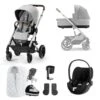 CYBEX Balios S Lux + Cloud T Luxury Bundle - Lava Grey 1 CYBEX Balios S Lux + Cloud T Luxury Bundle - Lava Grey -Cybex cybex balios cloud t lava grey luxury bundle flat 2