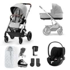 CYBEX Balios S Lux + Cloud T Luxury Bundle - Lava Grey