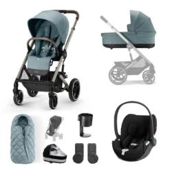 CYBEX Balios S Lux + Cloud T Luxury Bundle - Sky Blue