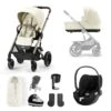 CYBEX Balios S Lux + Cloud T Luxury Bundle - Seashell Beige 2 CYBEX Balios S Lux + Cloud T Luxury Bundle - Seashell Beige -Cybex cybex balios cloud t seashell beige luxury bundle flat 2