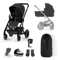 CYBEX Balios S Lux Essential Bundle - Moon Black