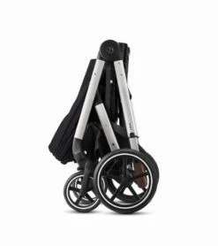 Cybex Balios S Lux Full Size Stroller + Aton 2 SensorSafe Travel System Bundle - Deep Black / Lavastone Black -Cybex cybex balios s lux full size stroller cot s bassinet bundle soho grey 82