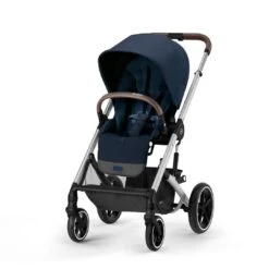 CYBEX Balios S Lux Pushchair - Ocean Blue - Silver