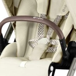 CYBEX Balios S Lux Pushchair - Seashell Beige - Taupe -Cybex cybex balios s lux seashell beige taupe frame flat