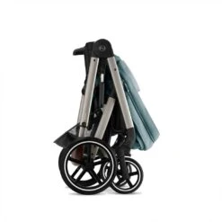 CYBEX Balios S Lux Pushchair - Sky Blue - Taupe 15 CYBEX Balios S Lux Pushchair - Sky Blue - Taupe -Cybex cybex balios s lux sky blue taupe frame flat 4