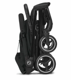 Cybex Beezy 2 Compact Stroller + Aton 2 SensorSafe Travel System Bundle - Lava Grey / Lavastone Black -Cybex cybex beezy 2 compact stroller aton 2 sensorsafe travel system bundle beach blue lavastone black 137 2