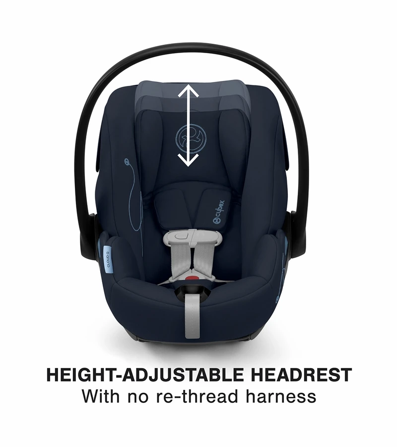 Cybex Cloud G Comfort Extend Reclining Infant Car Seat With Anti-Rebound Bar - Ocean Blue 6 Cybex Cloud G Comfort Extend Reclining Infant Car Seat With Anti-Rebound Bar - Ocean Blue - Image 4