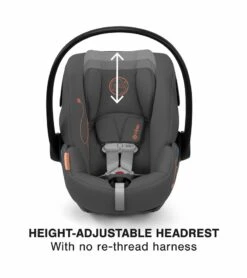 Cybex Cloud G Lux SensorSafe Comfort Extend Reclining Infant Car Seat - Lava Grey -Cybex cybex cloud g lux sensorsafe comfort extend reclining infant car seat lava grey 48