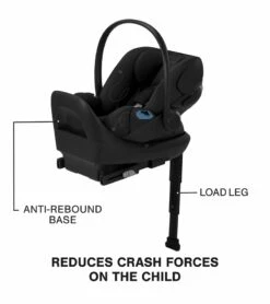 Cybex Cloud G Lux SensorSafe Comfort Extend Reclining Infant Car Seat - Moon Black -Cybex cybex cloud g lux sensorsafe comfort extend reclining infant car seat moon black 35