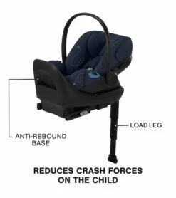 Cybex Cloud G Lux SensorSafe Comfort Extend Reclining Infant Car Seat - Ocean Blue -Cybex cybex cloud g lux sensorsafe comfort extend reclining infant car seat ocean blue 35
