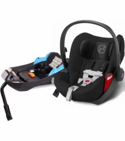Cybex Cloud Q Infant Car Seat 2016 - Black Beauty / Hot & Spicy
