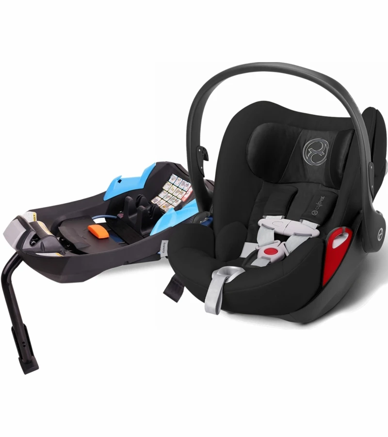 Cybex Cloud Q Infant Car Seat 2016 - Black Beauty / Hot & Spicy 3 Cybex Cloud Q Infant Car Seat 2016 - Black Beauty / Hot & Spicy