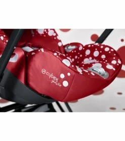 Cybex Cloud Q SensorSafe Reclining Infant Car Seat - Petticoat Red By Jeremy Scott -Cybex cybex cloud q sensorsafe reclining infant car seat petticoat red by jeremy scott 37