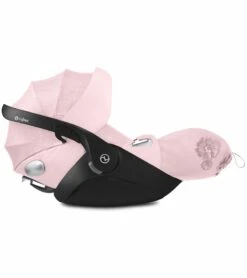 Cybex Cloud Q Sensorsafe Reclining Infant Car Seat - Simply Flowers - Pale Blush -Cybex cybex cloud q sensorsafe reclining infant car seat simply flowers pale blush 78