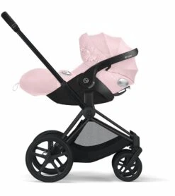 Cybex Cloud Q Sensorsafe Reclining Infant Car Seat - Simply Flowers - Pale Blush -Cybex cybex cloud q sensorsafe reclining infant car seat simply flowers pale blush 79