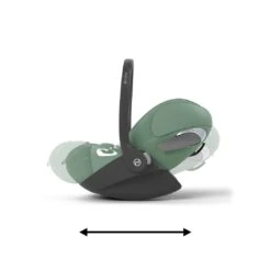 CYBEX Cloud T I-Size Plus Car Seat - Leaf Green -Cybex cybex cloud t plus leaf green flat 4