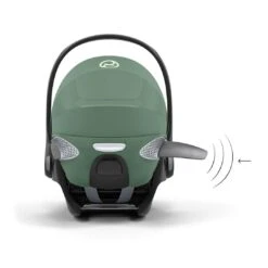 CYBEX Cloud T I-Size Plus Car Seat - Leaf Green -Cybex cybex cloud t plus leaf green flat 8