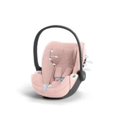 CYBEX Cloud T I-Size Plus Car Seat - Peach Pink -Cybex cybex cloud t plus peach pink flat 2