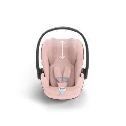 CYBEX Cloud T I-Size Plus Car Seat - Peach Pink -Cybex cybex cloud t plus peach pink flat 3