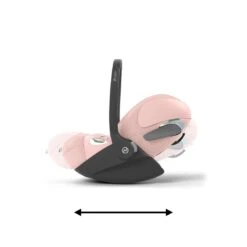 CYBEX Cloud T I-Size Plus Car Seat - Peach Pink -Cybex cybex cloud t plus peach pink flat 5